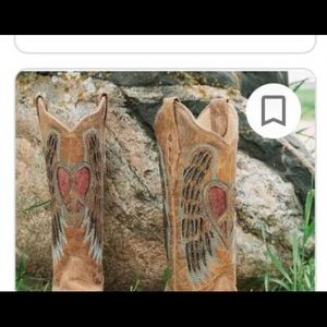 Corral Heart Wing Boots